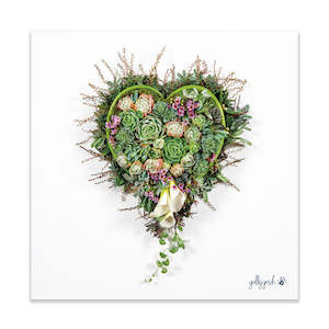 Succulent Heart Fine Art Print