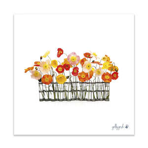 Gift: Poppies Vase Fine Art Print