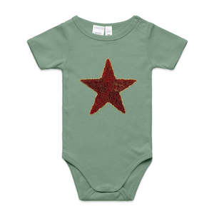 Pohutukawa Star Infant Babygrow