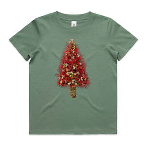 Gift: Pohutukawa Tree Kids Tee Shirt