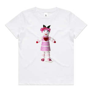 Marshmallow Doll Kids Tee Shirt