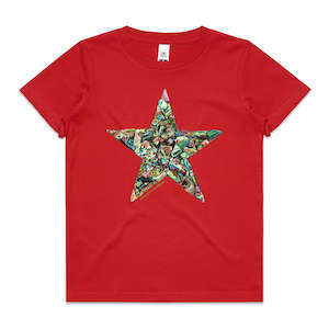 Paua Star Kids Tee Shirt