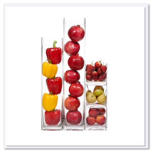 Gift: Fruit and Veg Vases Greeting Card