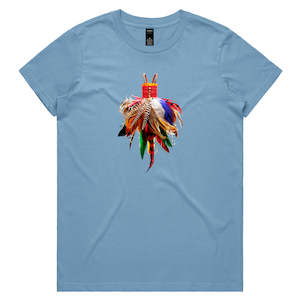 Feather Dress Woman's Tee Shirt