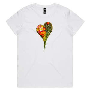 Poppy Heart Woman's Tee Shirt