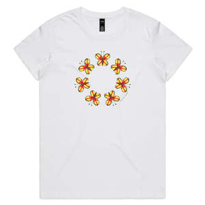 Gift: Parrot Butterflies Woman's Tee Shirt