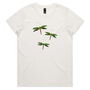 Olive Dragonflies Woman's Tee Shirt