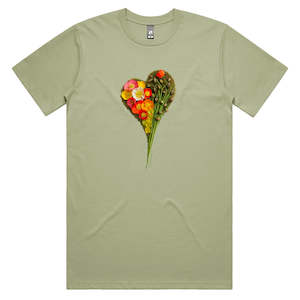 Poppy Heart Men's Tee Shirt