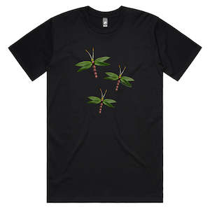 Olive Dragonfly Men's Tee Shirt