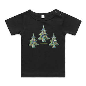 Christmas Paua Tree Infant Wee Tee