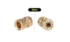 20mm Brass Hose Connector Adapter Garden Water Hose Pipe Quick Connector