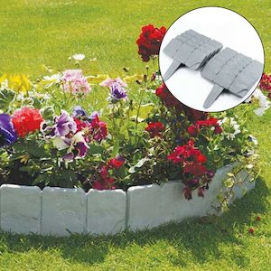 Garden Border Edging Fence Lawn Edge Landscape Yard Fence 2.5M