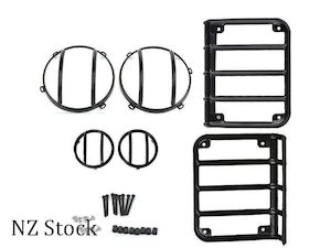 Motor: Jeep Wrangler 2011-2017 Light Guard Covers 6PCS