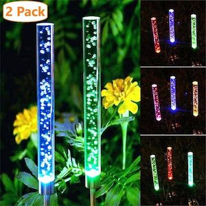 2 x Solar Garden Lights