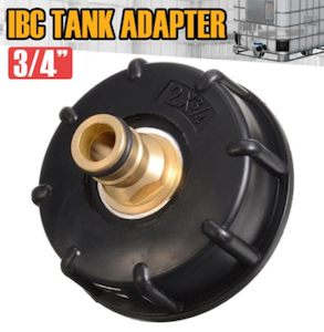 Outdoor: IBC Water Tank Garden Hose Adapter