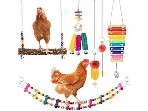 Pets: Parrot Bird Toys Hanging Swing Ladder