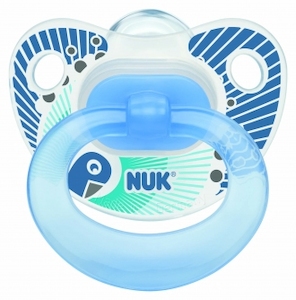 NUK Silicone Pacifier - 1 piece - Happy Days/BLUE 20% Off