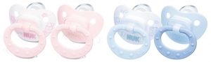 Baby napkin manufacturing - disposable: NUK Silicone Pacifier Rose&Blue Edition- Less 20% Off