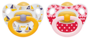 NUK LATEX Pacifiers - 2 pieces