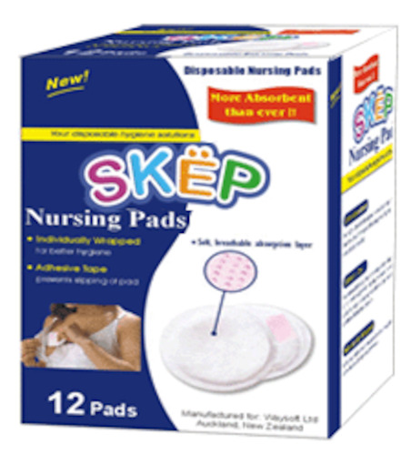 Baby napkin manufacturing - disposable: SKEP Disposable Nursing (Breast) Pads - 12pcs