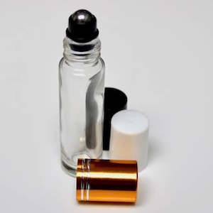 Cosmetic wholesaling: Clear glass roll-on: 10ml