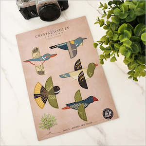 Homeware: Pop out Folk Birds Set