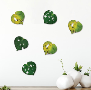 Homeware: Printed Kawakawa leaves