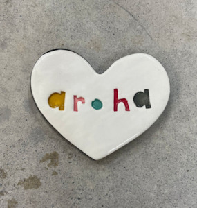 Aroha ceramic heart