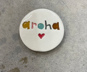 Art: Aroha Disc ceramic