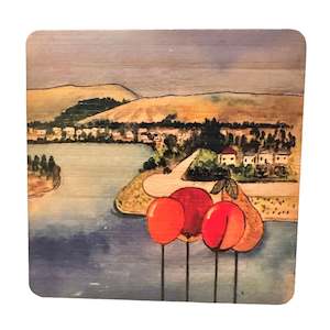 Art By Bridget Paape: bamboo Coaster | Cromwell | Bridget Paape