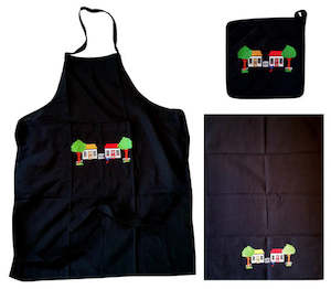 SALE!! Set of Apron, Pot Mitt and Tea Towel | Bridget Paape