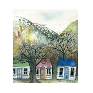 Art By Bridget Paape: Art Print | Cottages | Bridget Paape