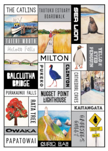 The Catlins Tea towel