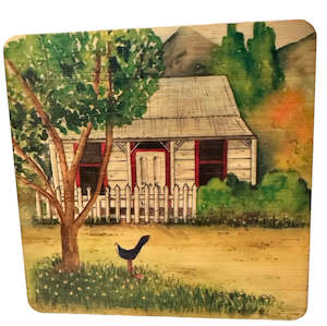 Coasters Designed By Bridget Paape: Provisions Cafe cottage Arrowtown