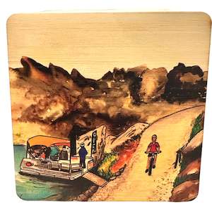 Coasters Designed By Bridget Paape: Lake Dunstan Trail