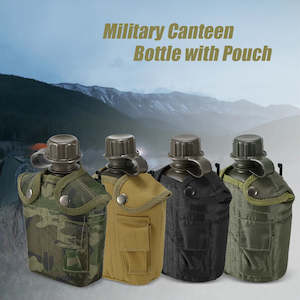 Health supplement: 1L Outdoor Military Canteen Bottle.