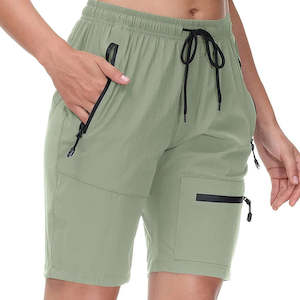 Health supplement: US Hot Sale Women's Hiking Cargo Shorts Zipper.