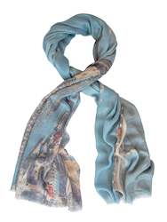 HAURAKI cotton blend scarf