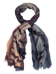 Personal accessories: SUNSET FLAX cotton blend scarf