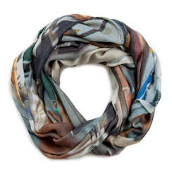 PORTE FIGUERA oversized wool scarf