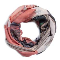 PALMA PINK oversized wool scarf