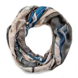 Personal accessories: BEFORE THE CROWDS oversized wool scarf