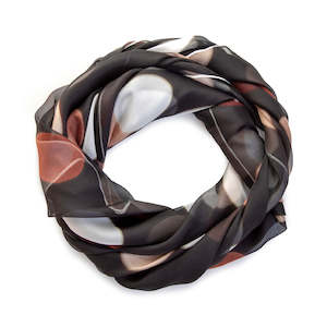 Personal accessories: MANHATTAN BY NIGHT oversized silk scarf