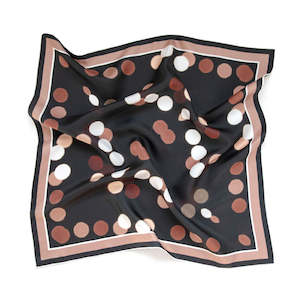 MANHATTAN BY NIGHT STUDY silk neckerchief