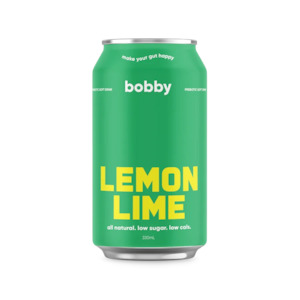 Soft drink manufacturing: Bobby Lemon Lime 330ml 12pack