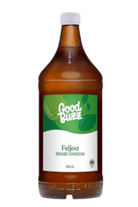 Soft drink manufacturing: Feijoa Kombucha 888ml 8-pack