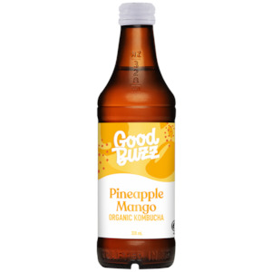 Pineapple Mango Kombucha 328ml 12-pack