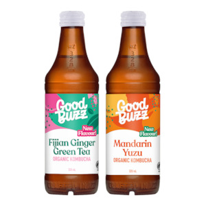 Soft drink manufacturing: Mandarin Yuzu and Fijian Ginger taster 12-pack