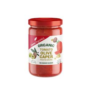 Health food: Ceres - Tomato, Olive & Caper Pasta Sauce - Organic