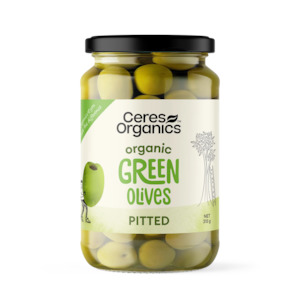 Health food: Ceres - Pitted Green Olives - Organic